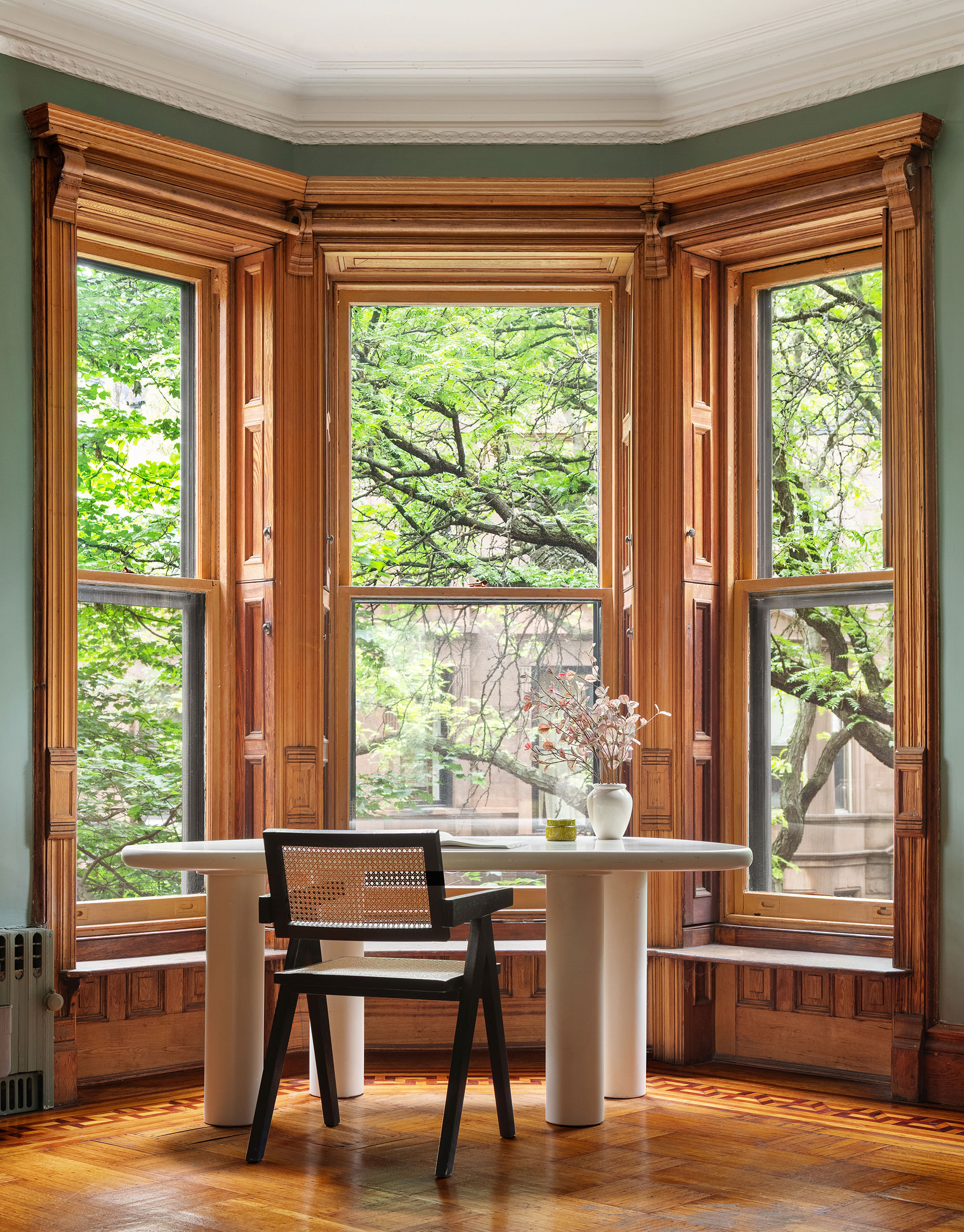 836 President Street Brooklyn, NY 11215 - Photo 2 of 23 a view of a room with a large window and wooden floor
