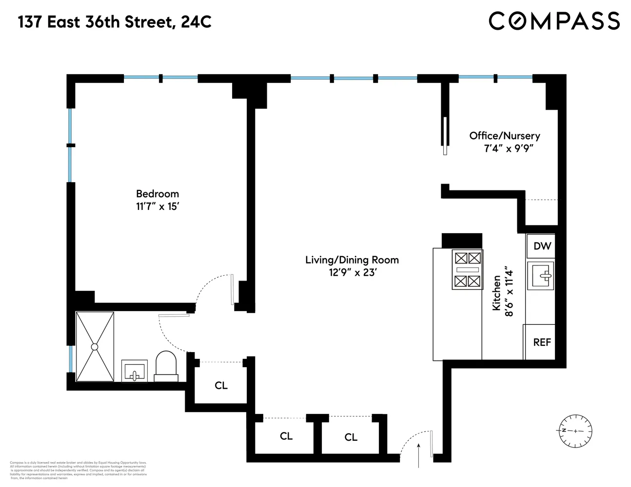 $775,000 | 137 East 36th Street, Unit 24C | Murray Hill