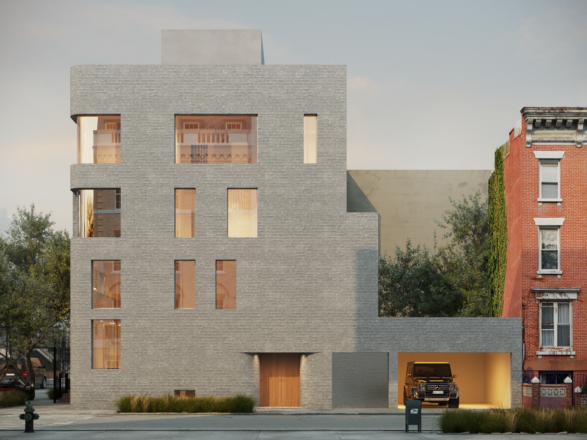 276 Berry Street Brooklyn, NY 11249 - Photo 2 of 36 a front view of a house with a yard