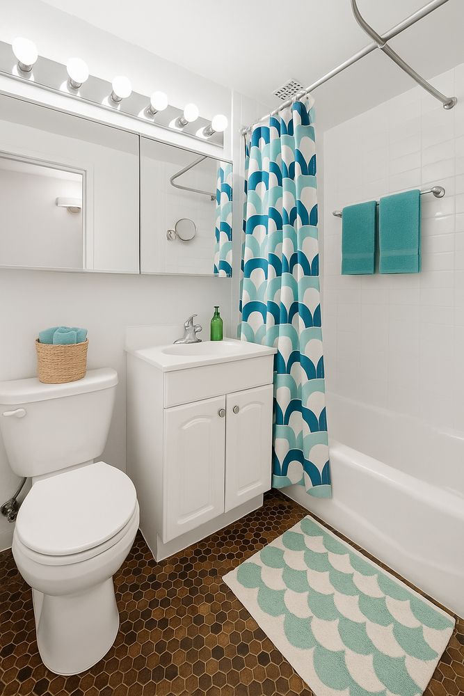 310 East 23rd Street, Unit 2B Manhattan, NY 10010 - Photo 4 of 7 a bathroom with a sink toilet and shower
