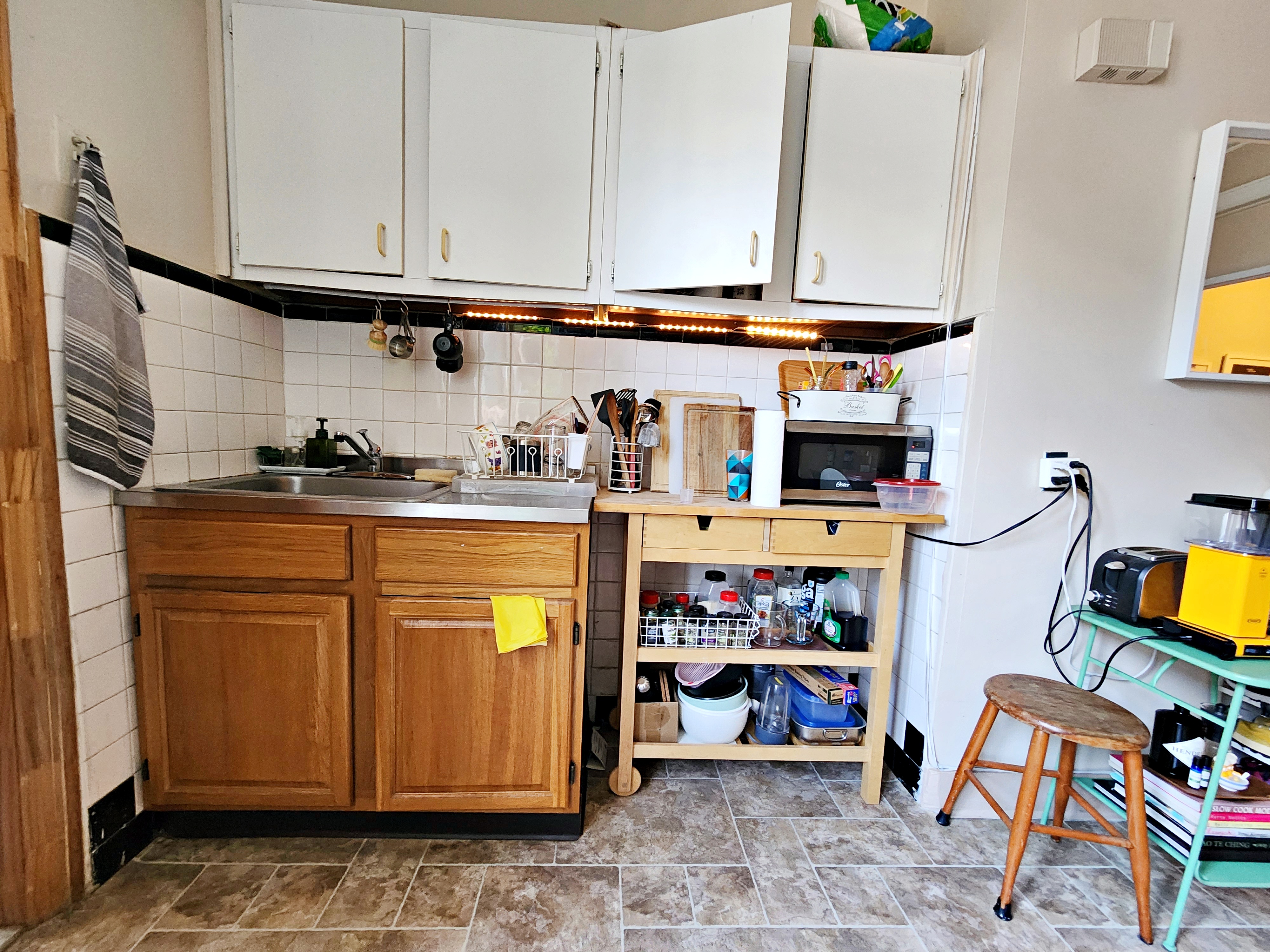 148 Withers Street, Unit 3L Brooklyn, NY 11211 - Photo 5 of 9 a kitchen with stainless steel appliances granite countertop a sink and cabinets