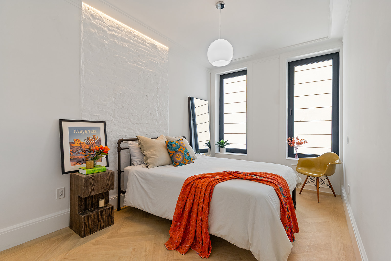 129 Malcolm X Boulevard, Unit 3 Brooklyn, NY 11221 - Photo 4 of 26 a bedroom with a bed and a window