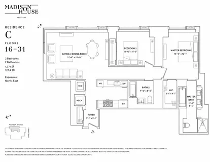 $3,795,000 | 15 East 30th Street, Unit 26C | NoMad