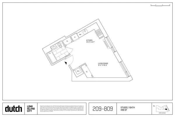$3,400 | 25-19 43rd Avenue, Unit 809 | Long Island City