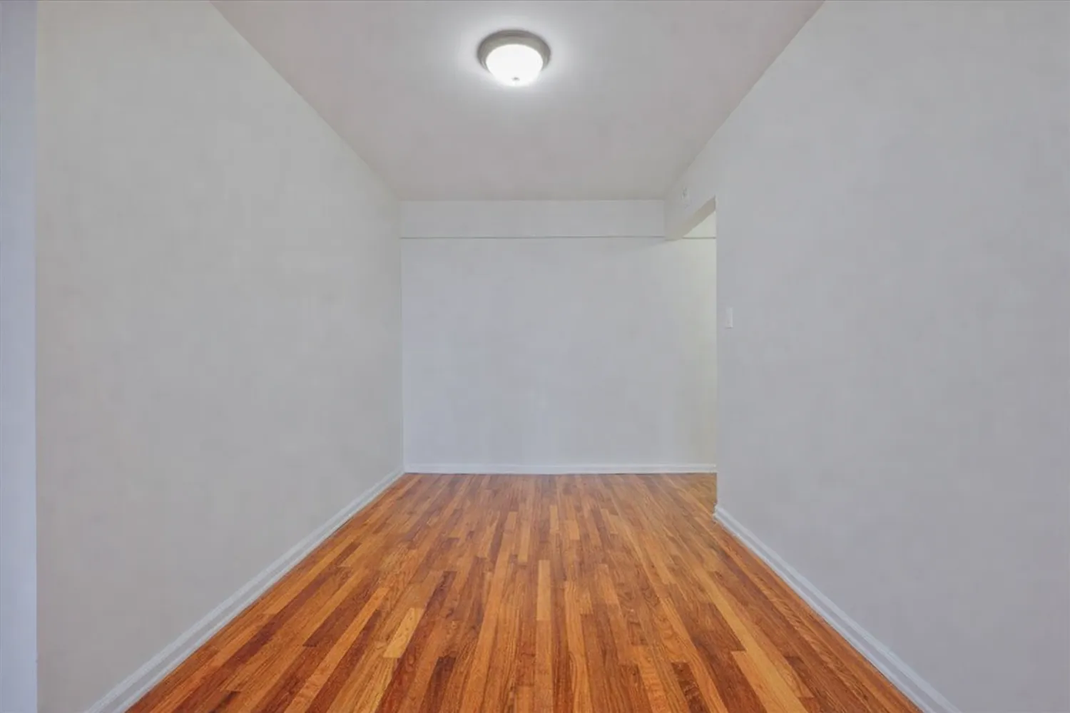 a view of wooden floor in a room