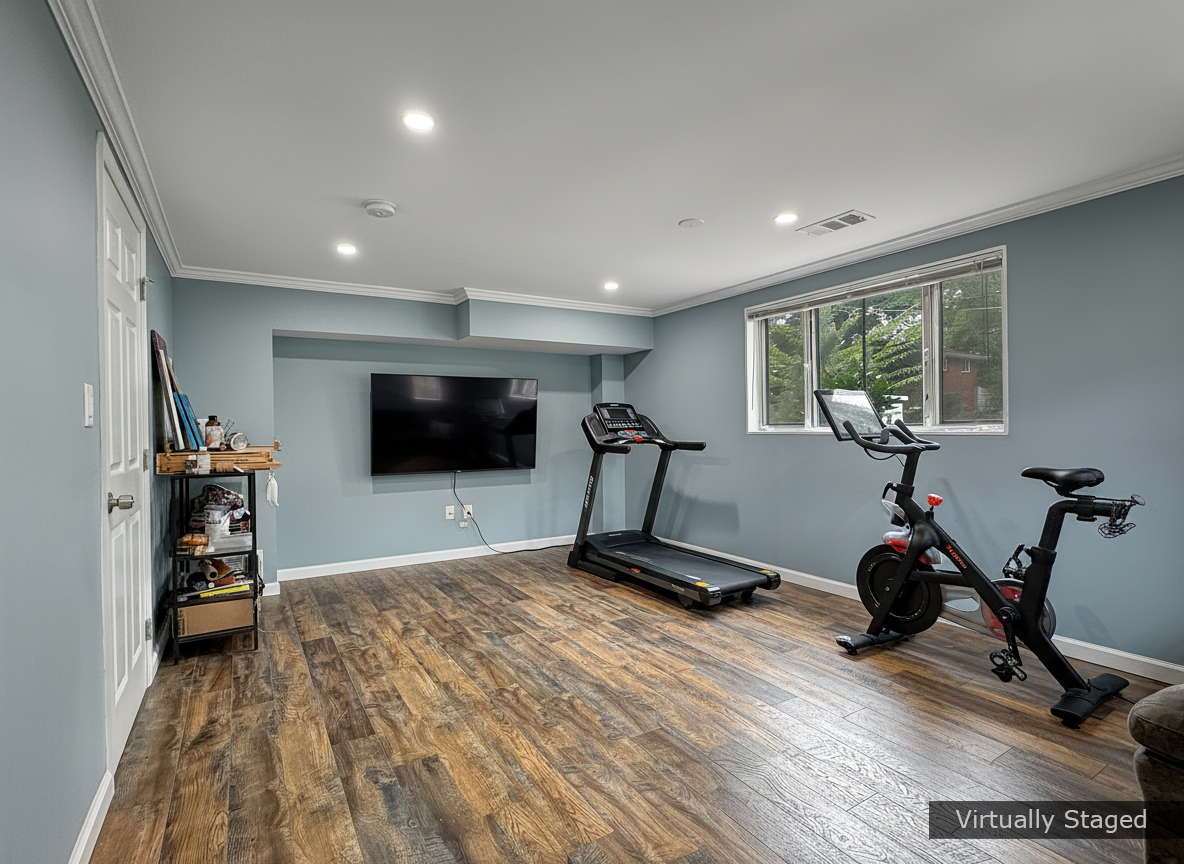 2408 Lillian Drive Silver Spring, MD 20902 - Photo 24 of 40 a view of a room with gym equipment