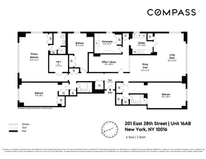 $1,799,000 | 201 East 28th Street, Unit 16AB | Kips Bay