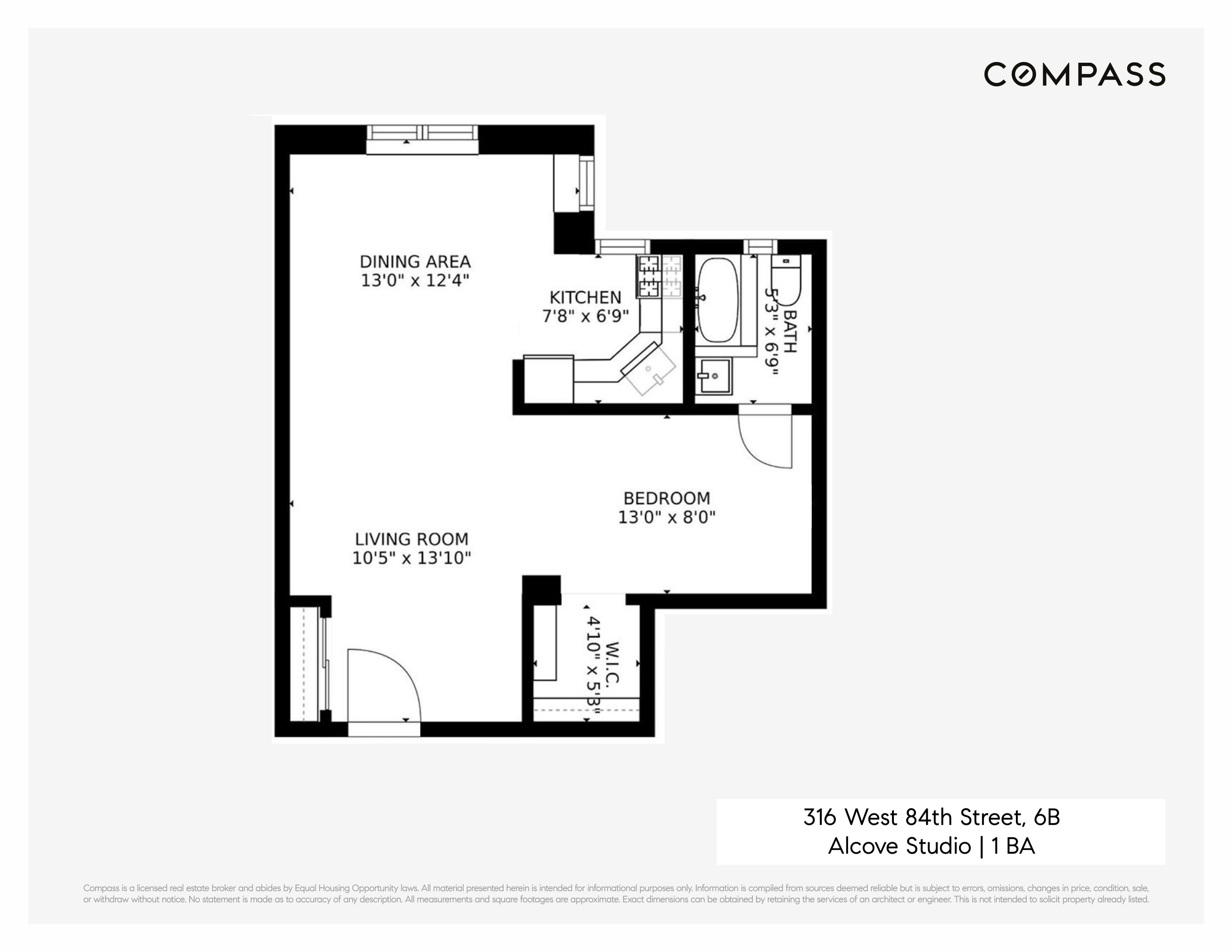 316 West 84th Street, Unit 6B Manhattan, NY 10024 - Photo 10 of 10 a picture of a book and a bed