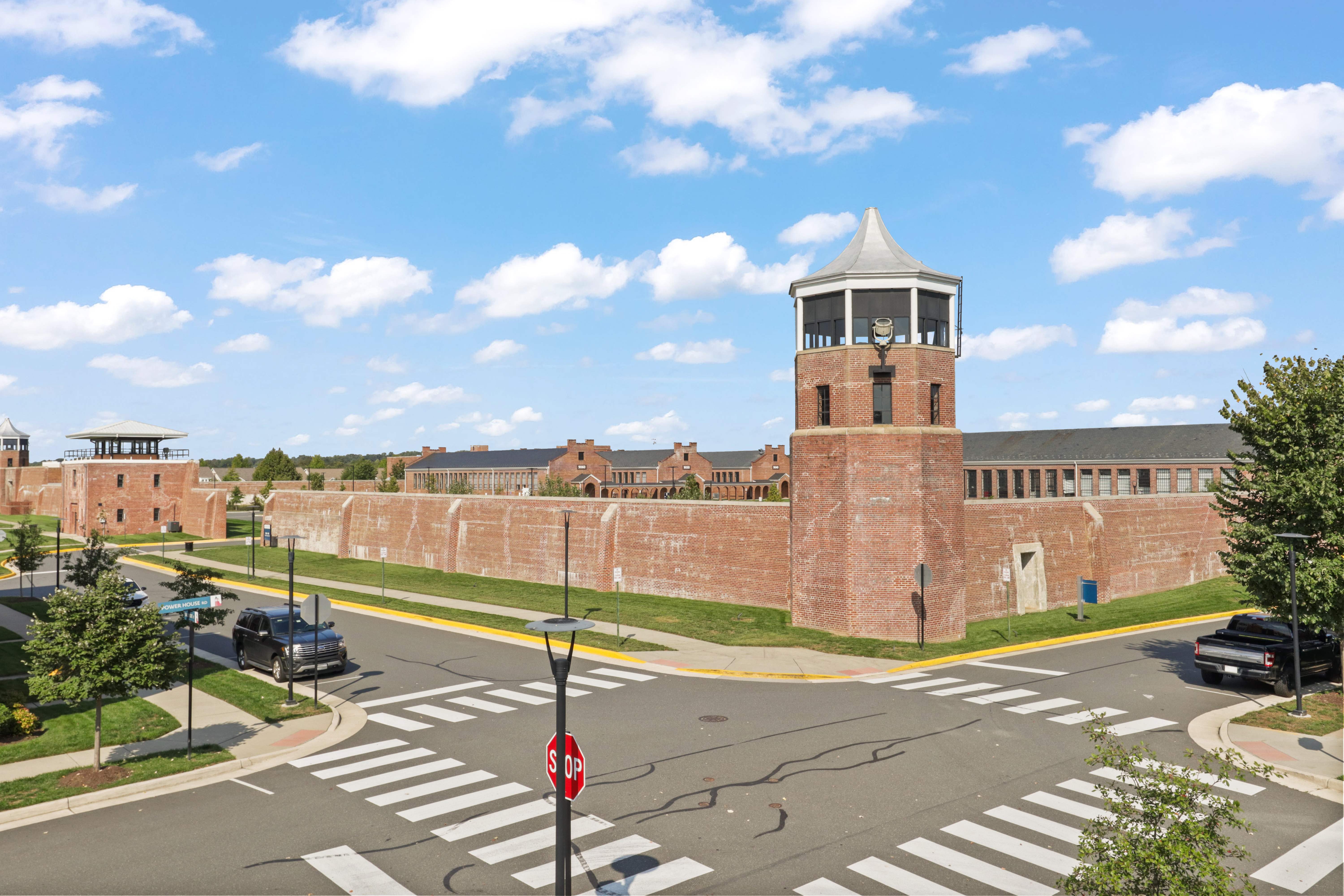 9101 Power House Road Lorton, VA 22079 - Photo 72 of 75 a view of a street with a building in the background