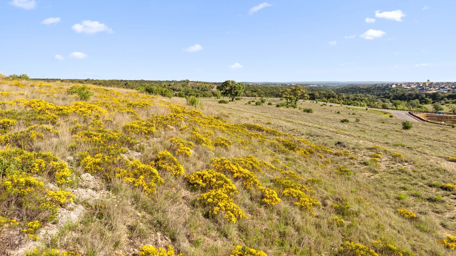 a backyard of a house