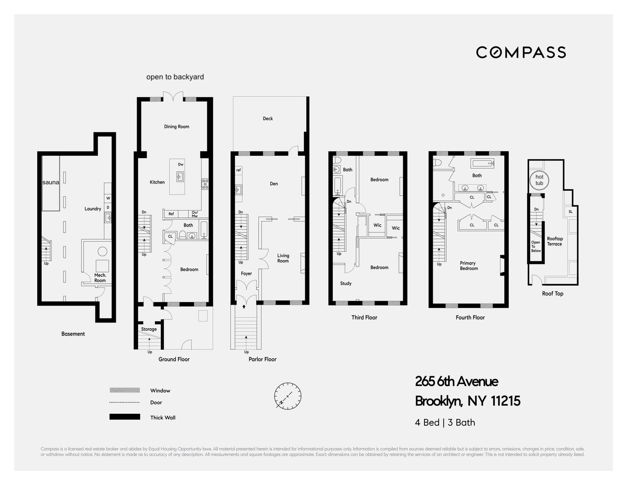 265 6th Avenue Brooklyn, NY 11215 - Photo 24 of 24 a picture of a floor plan