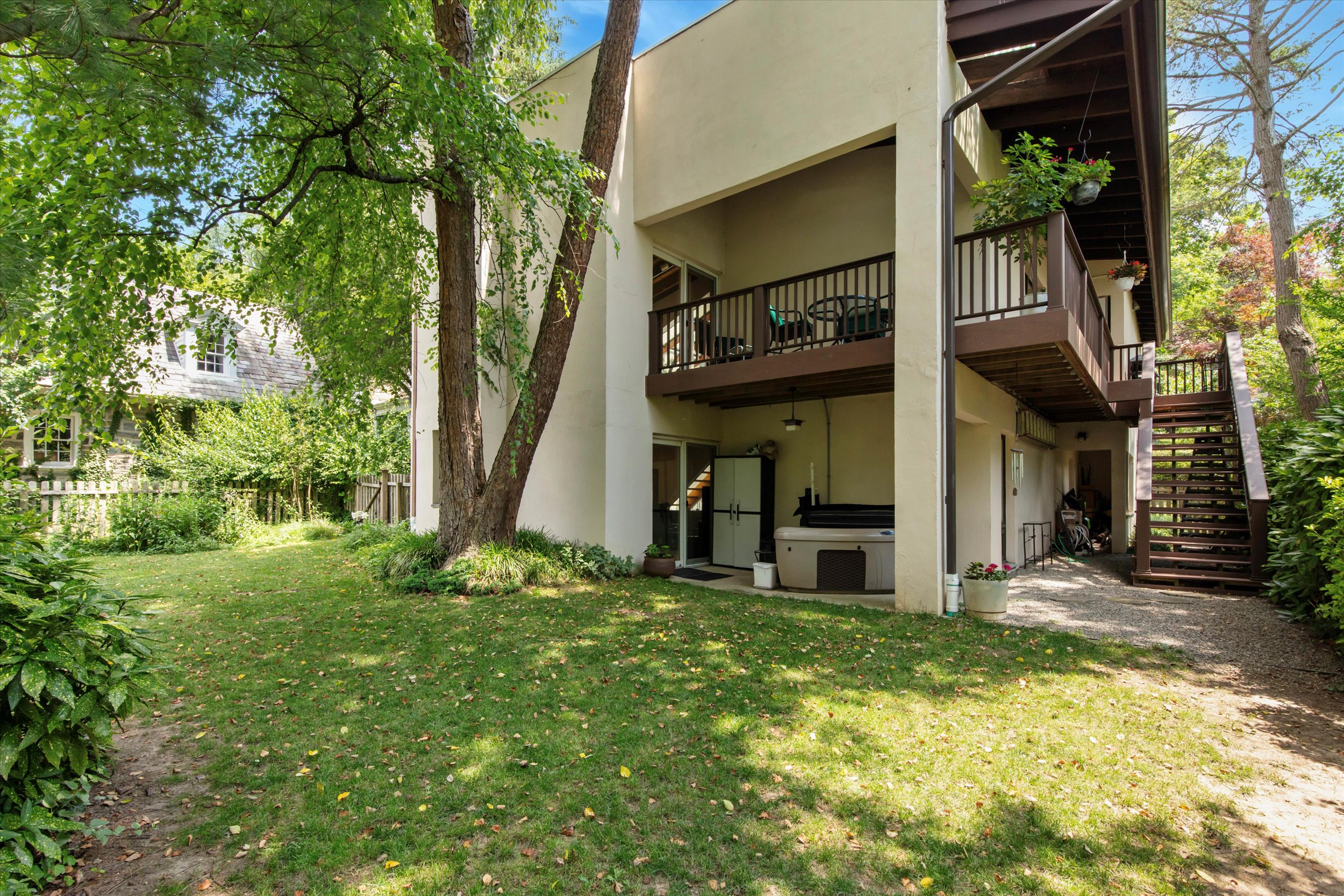 376 Merion Road Merion Station, PA 19066 - Photo 24 of 35 a view of a house with a small yard and large tree