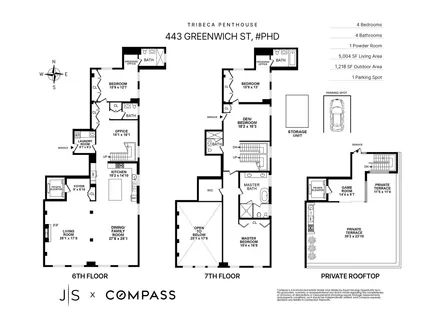 $35,000,000 | 443 Greenwich Street, Unit PHD | TriBeCa