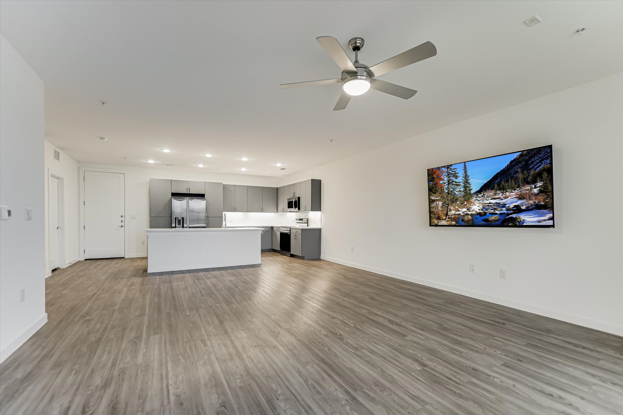 4801 Springdale Road, Unit 1207 Austin, TX 78723 - Photo 3 of 10 a view of a livingroom with a flat screen tv