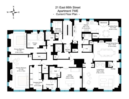 $13,300,000 | 21 East 66th Street, Unit 7EW | Lenox Hill
