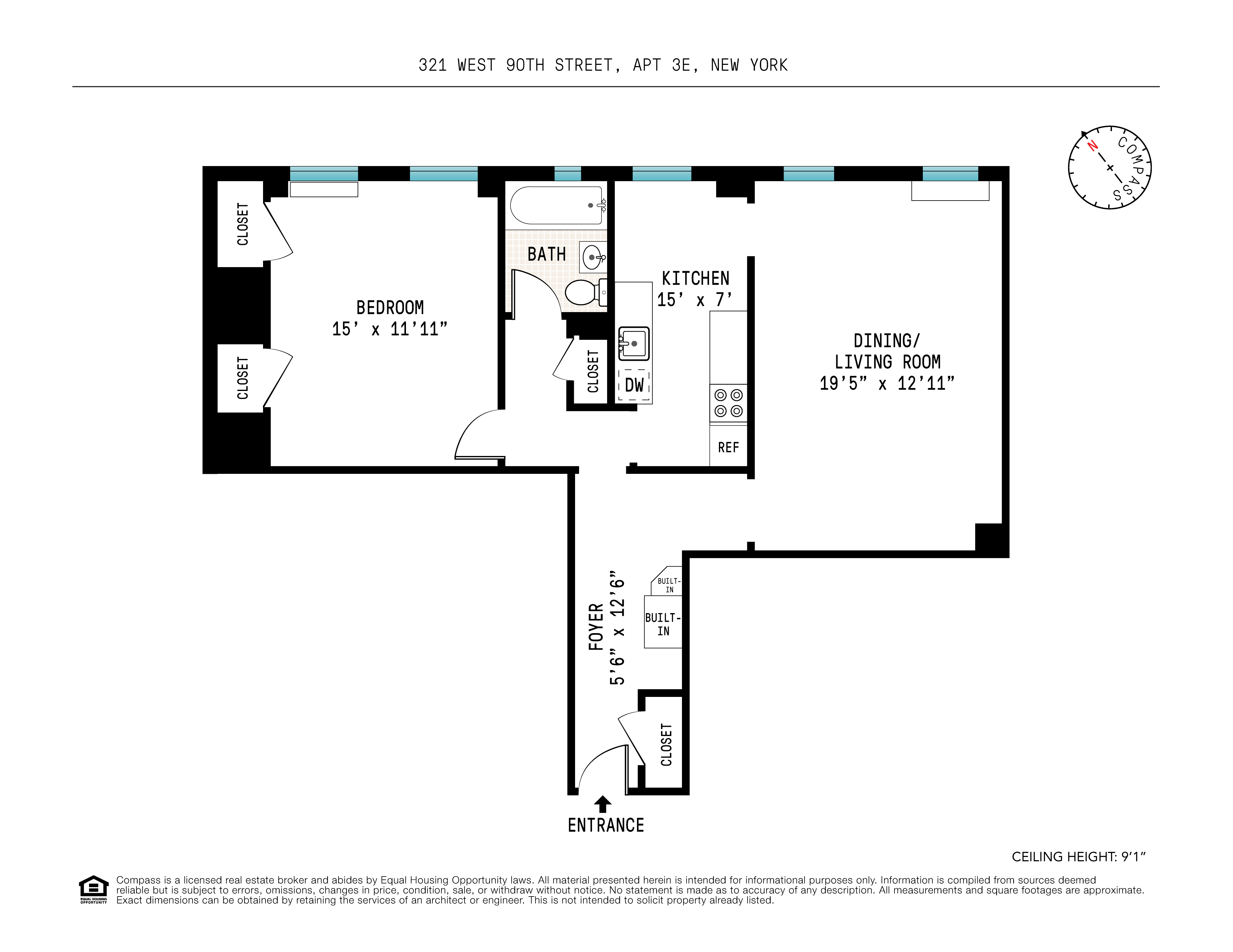 321 West 90th Street, Unit 3E Manhattan, NY 10024 - Photo 11 of 11