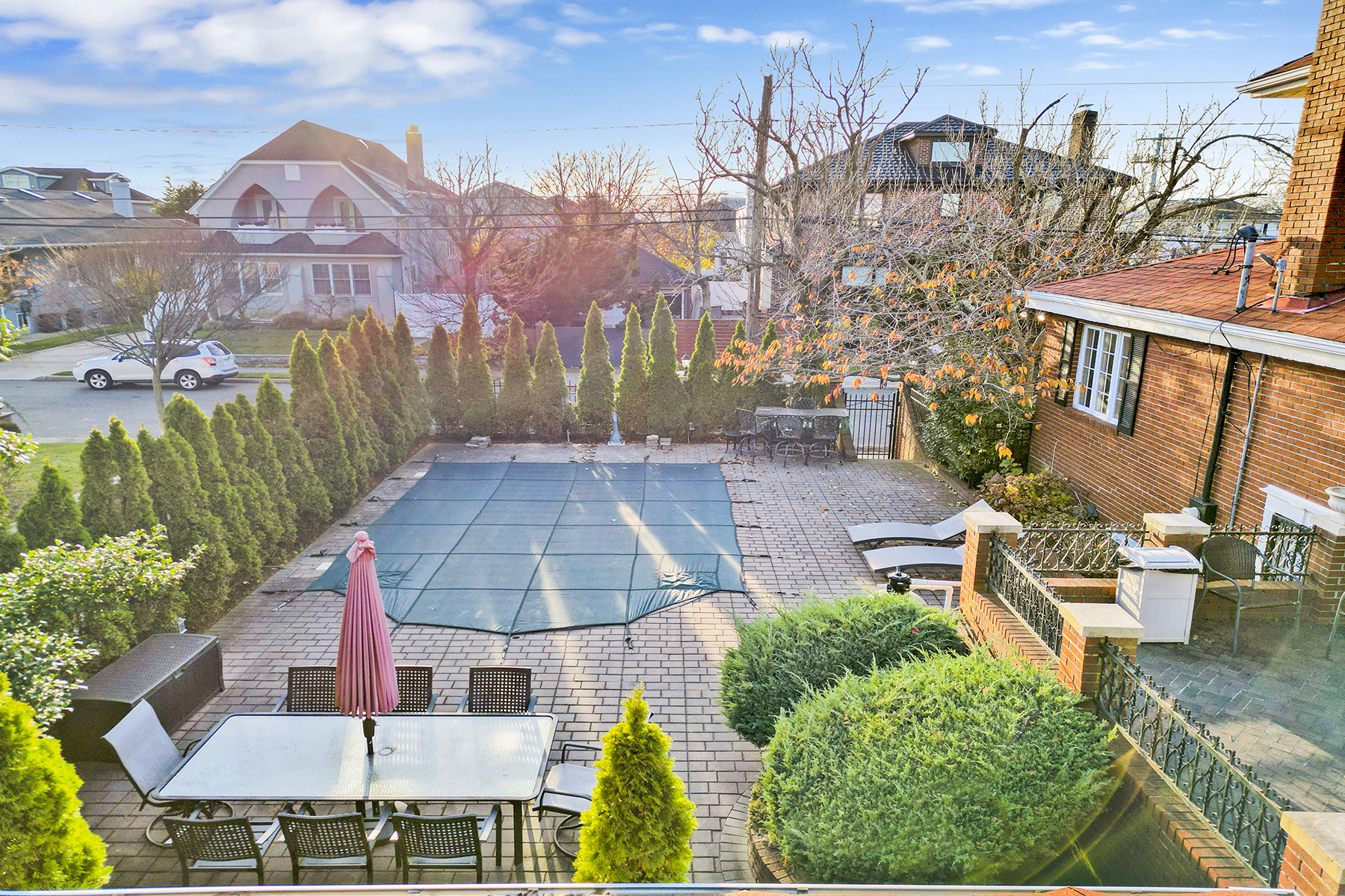 142-15 Newport Avenue Queens, NY 11694 - Photo 9 of 72 aerial view of a house with a yard