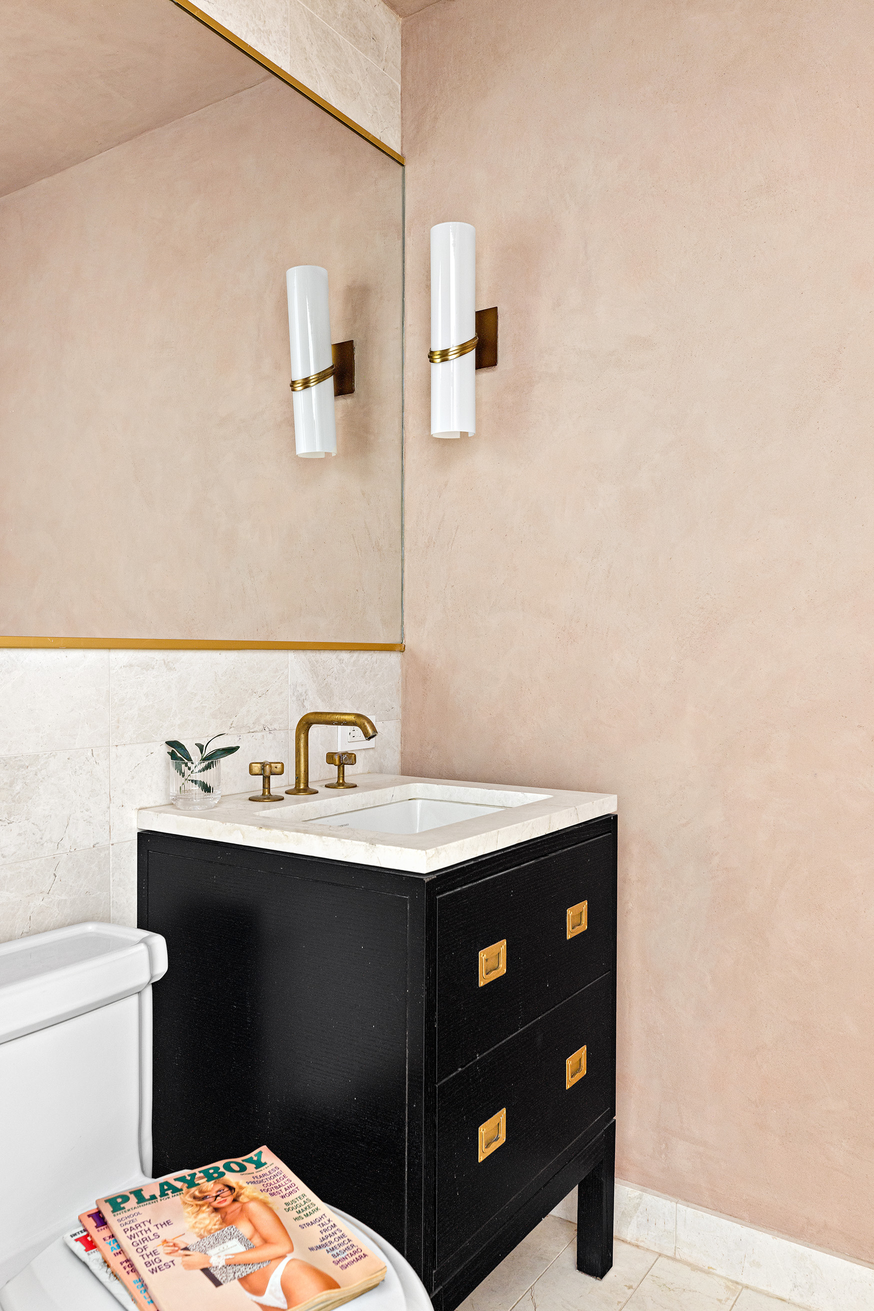 93 Worth Street, Unit 311 Manhattan, NY 10013 - Photo 11 of 17 a bathroom with a sink and a toilet