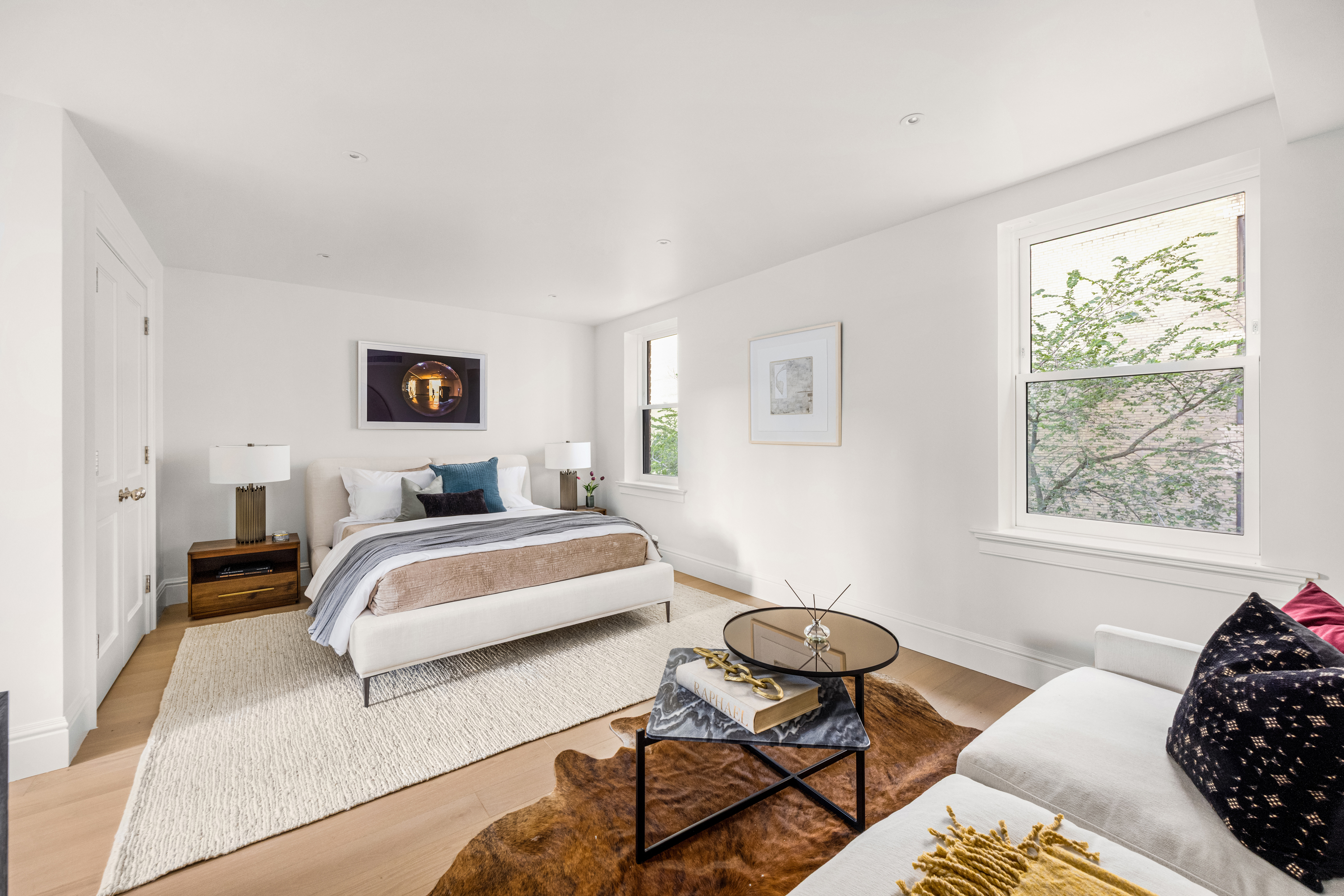 344 West 84th Street, Unit PH Manhattan, NY 10024 - Photo 12 of 19 a bedroom with a bed and a window