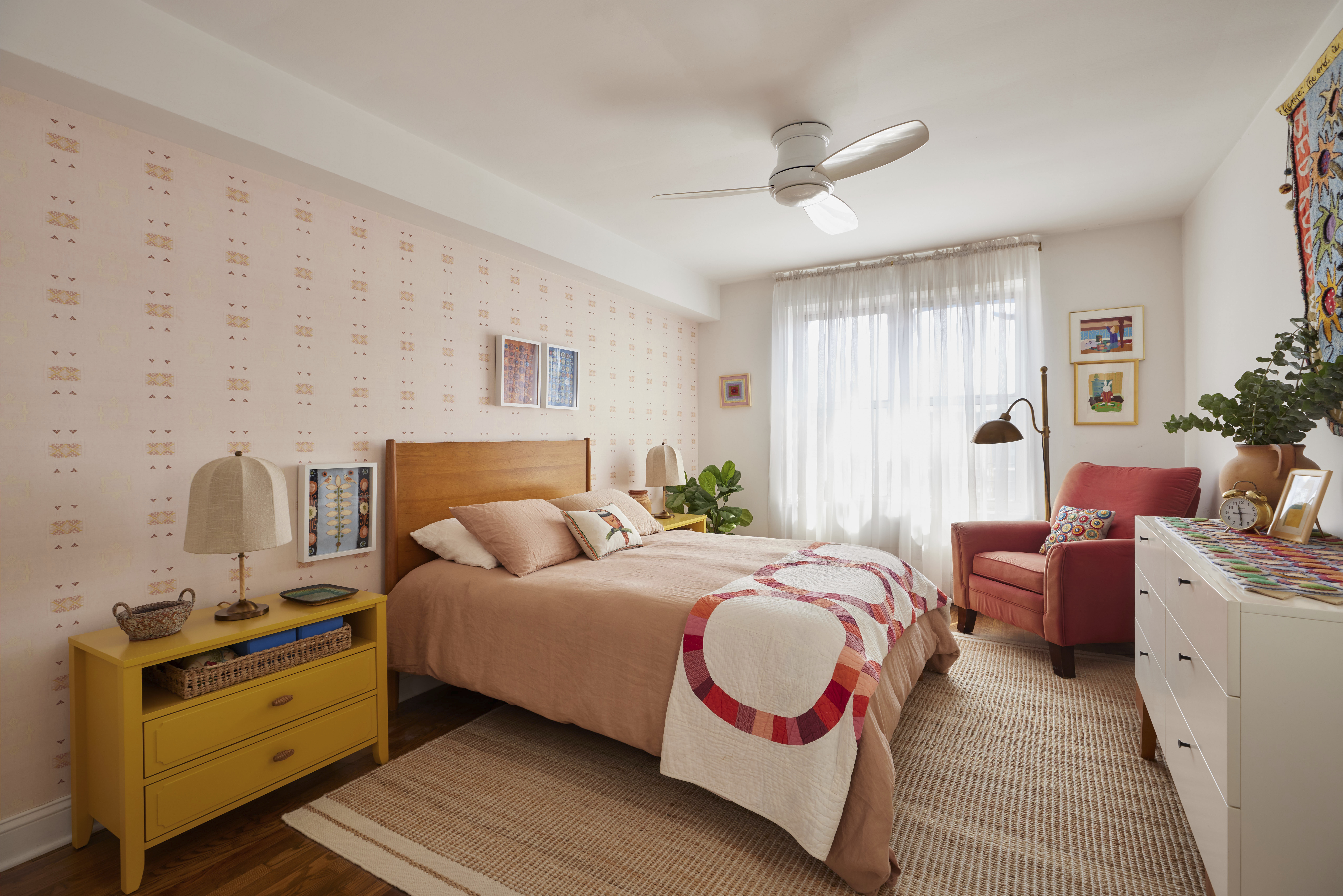 66 Overlook Terrace, Unit 6P Manhattan, NY 10040 - Photo 6 of 10 a bedroom with bed and a couch