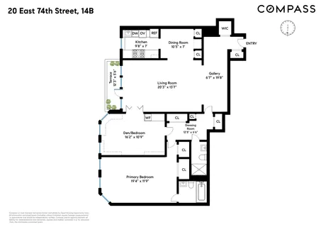$2,350,000 | 20 East 74th Street, Unit 14B | Lenox Hill