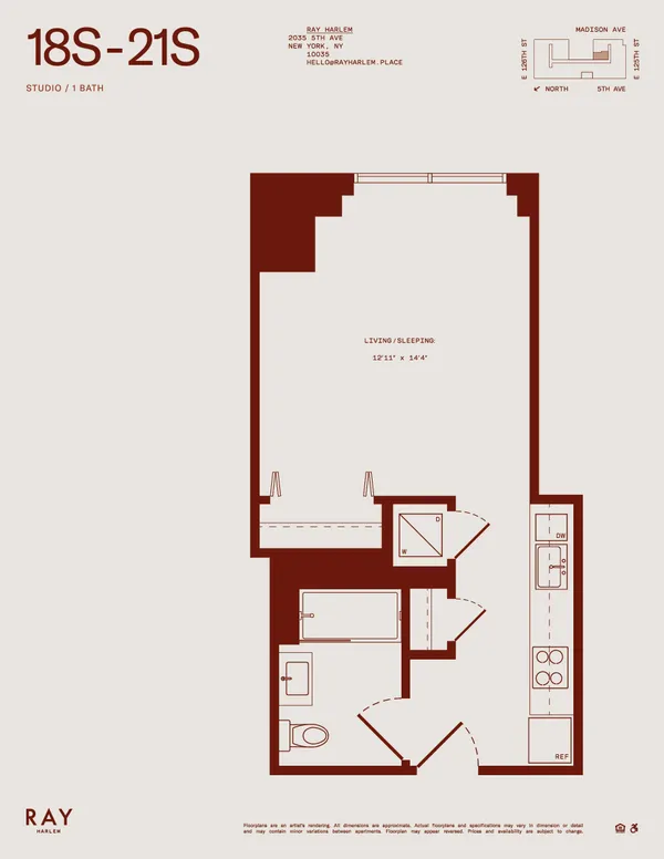 $3,220 | 2035 5th Avenue, Unit 19S | Harlem