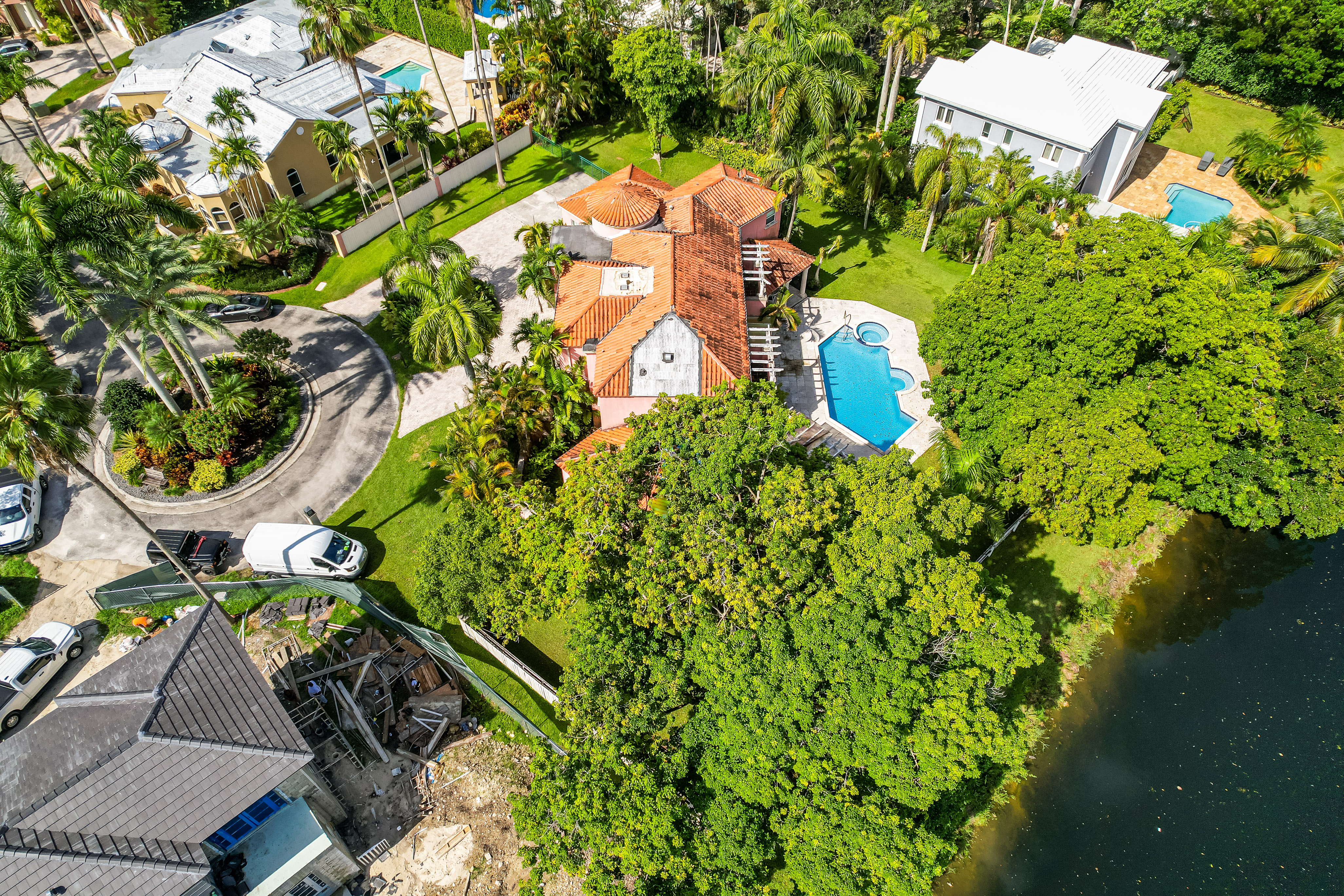 8768 Southwest 62nd Court Miami, FL 33156 - Photo 51 of 56 a backyard of a house with lots of green space