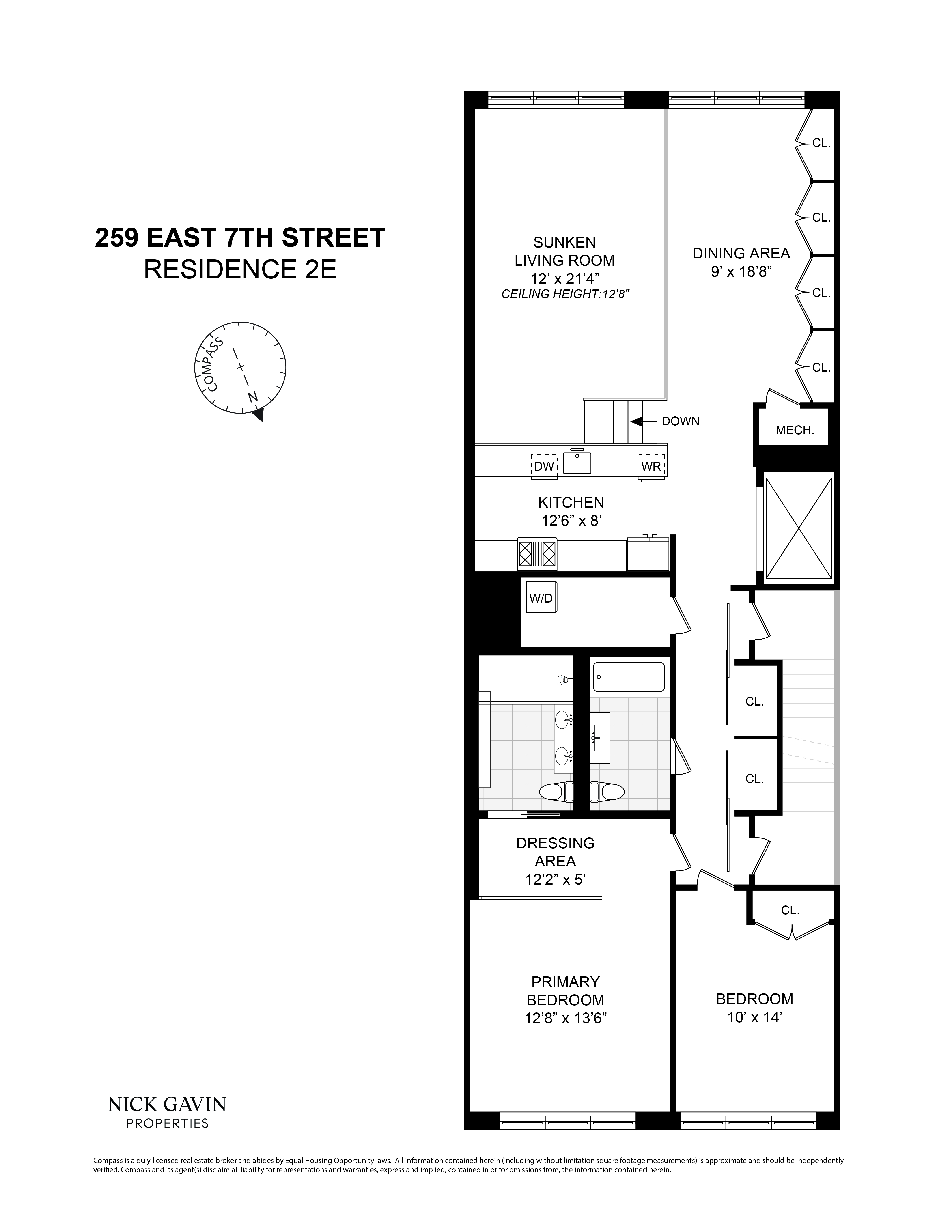 259 East 7th Street 2E E. Greenwich Village New York NY 10009