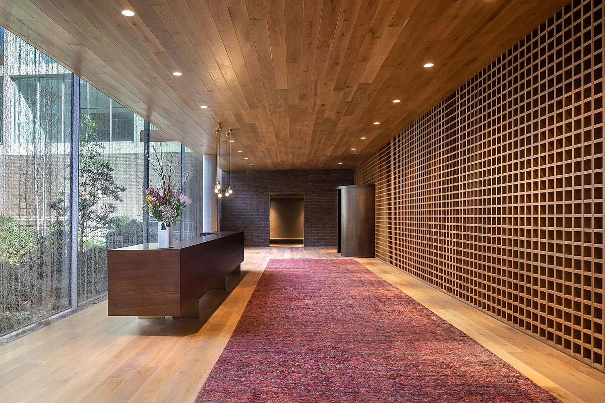 527 West 27th Street, Unit 4C Manhattan, NY 10001 - Photo 19 of 25 a view of backyard with furniture and floor to ceiling window