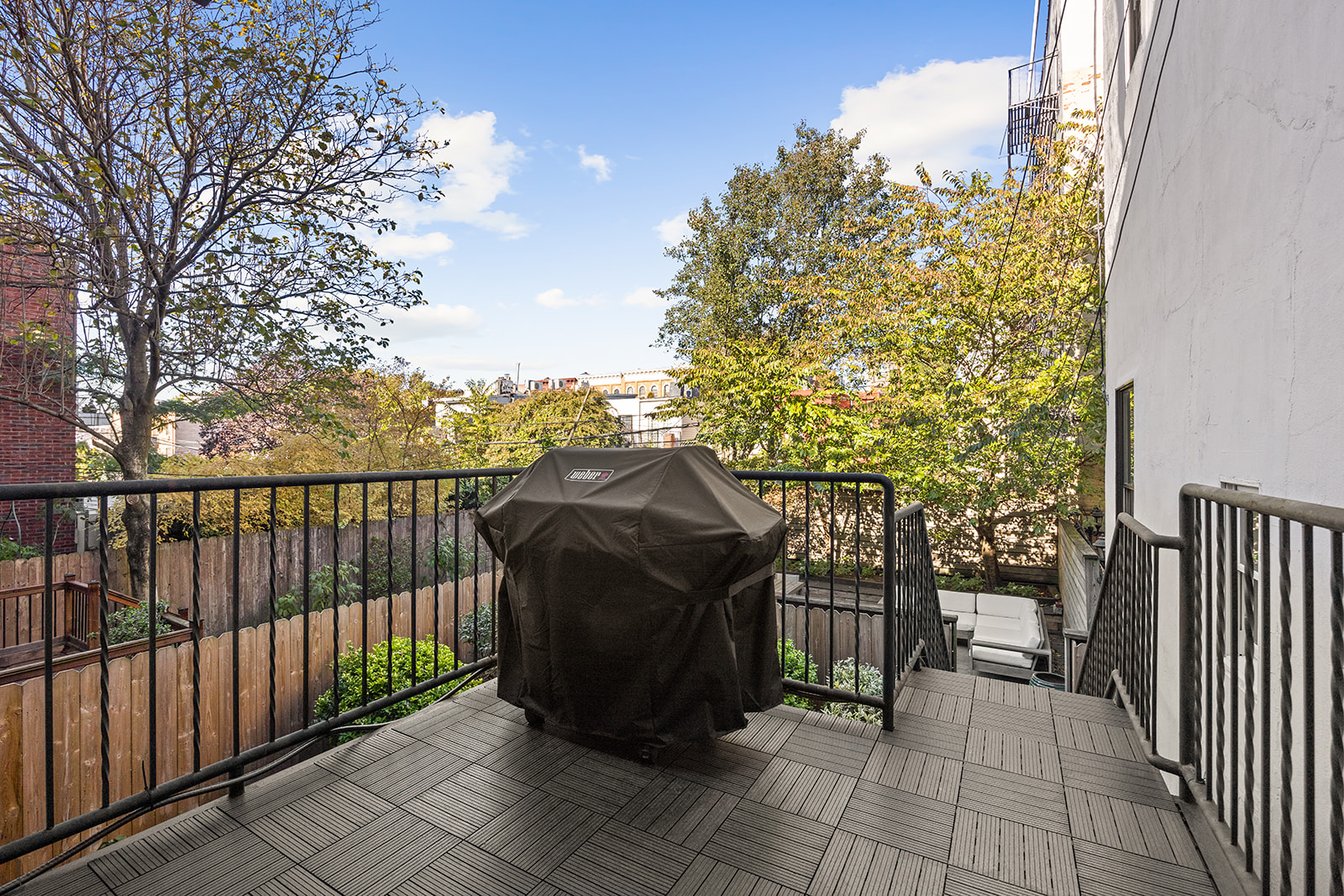 493 18th Street, Unit 2 Brooklyn, NY 11215 - Photo 11 of 13 a view of a balcony with an outdoor space