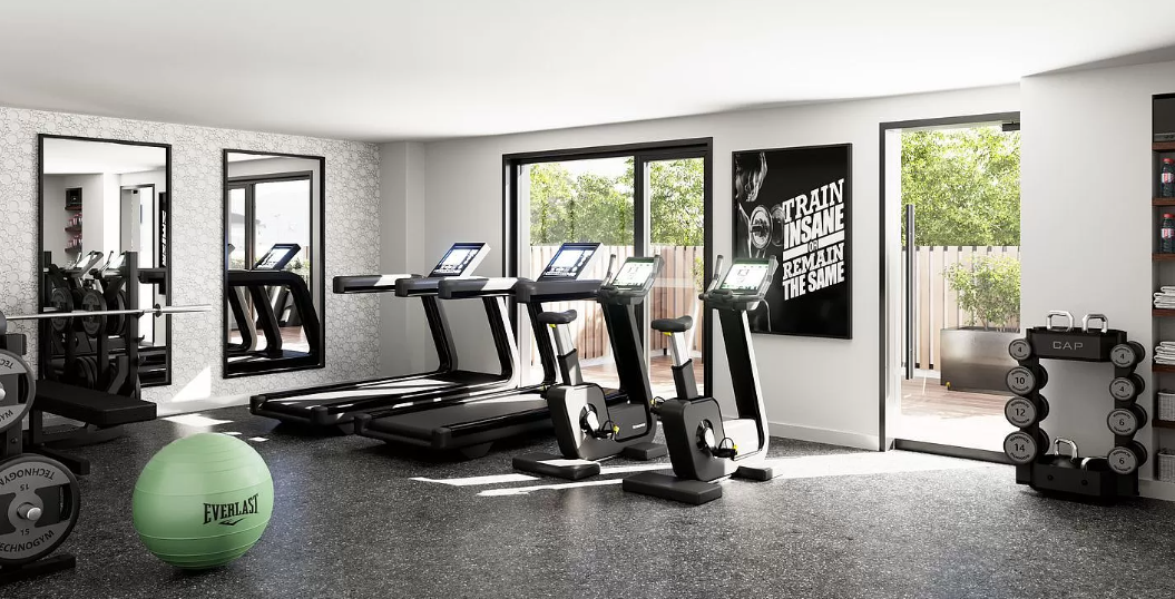 567 Ocean Avenue, Unit A607 Brooklyn, NY 11226 - Photo 9 of 12 a view of a room with gym equipment