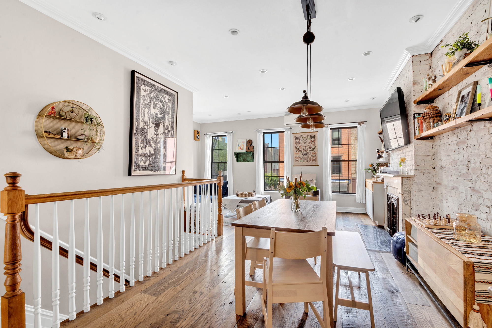 10 Carroll Street Brooklyn, NY 11231 - Photo 4 of 22 a view of a dining room with furniture window and wooden floor