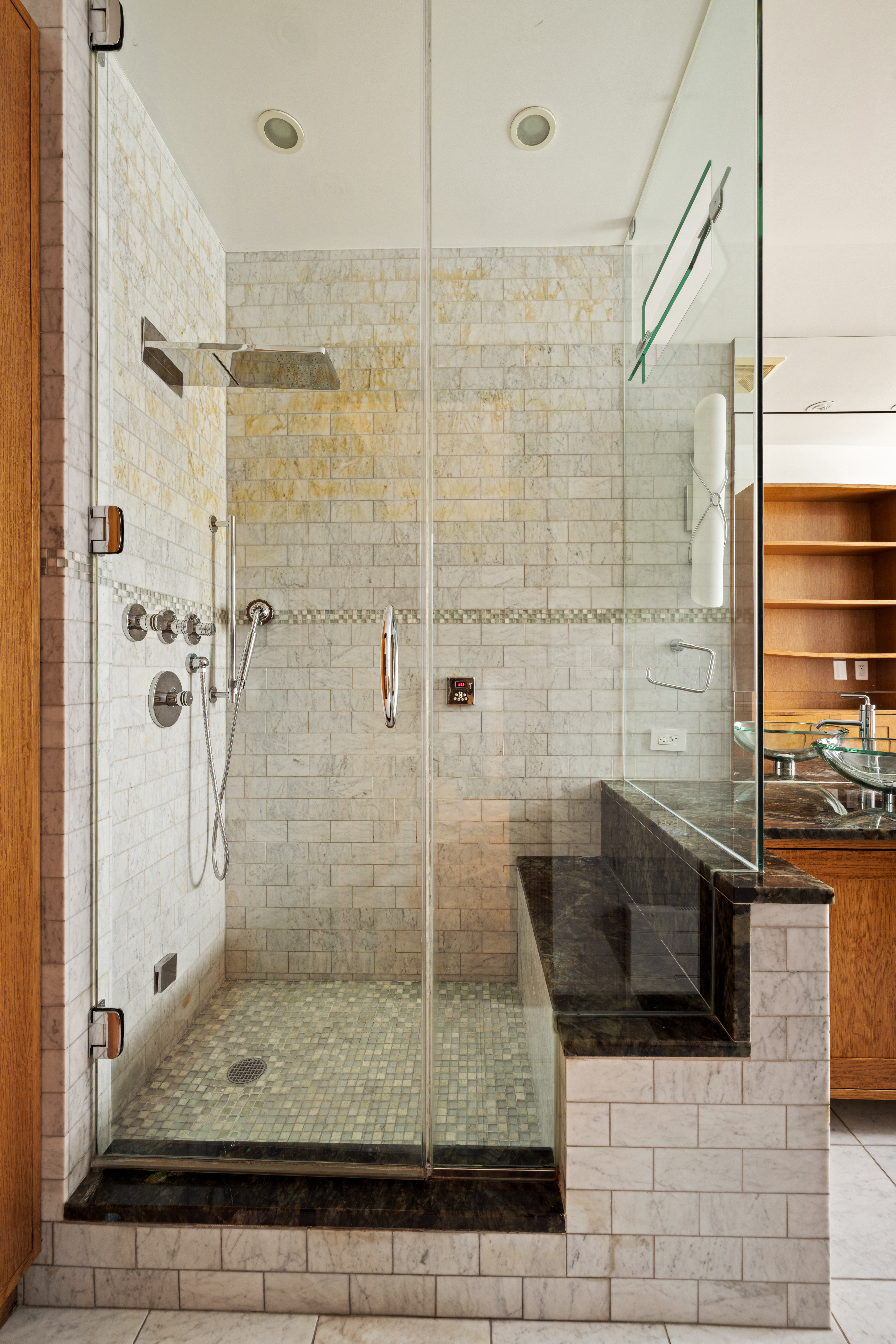 906 President Street, Unit 1 Brooklyn, NY 11215 - Photo 8 of 18 a bathroom with a shower and a sink