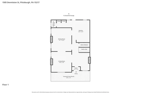 $1,200,000 | 1505 Denniston Street, Pittsburgh, PA 15217