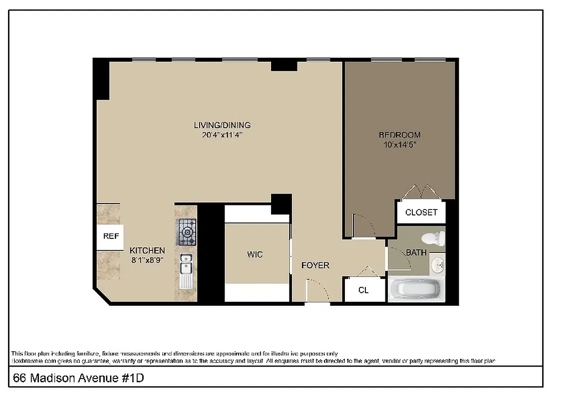 $4,800 | 66 Madison Avenue, Unit 1D | NoMad