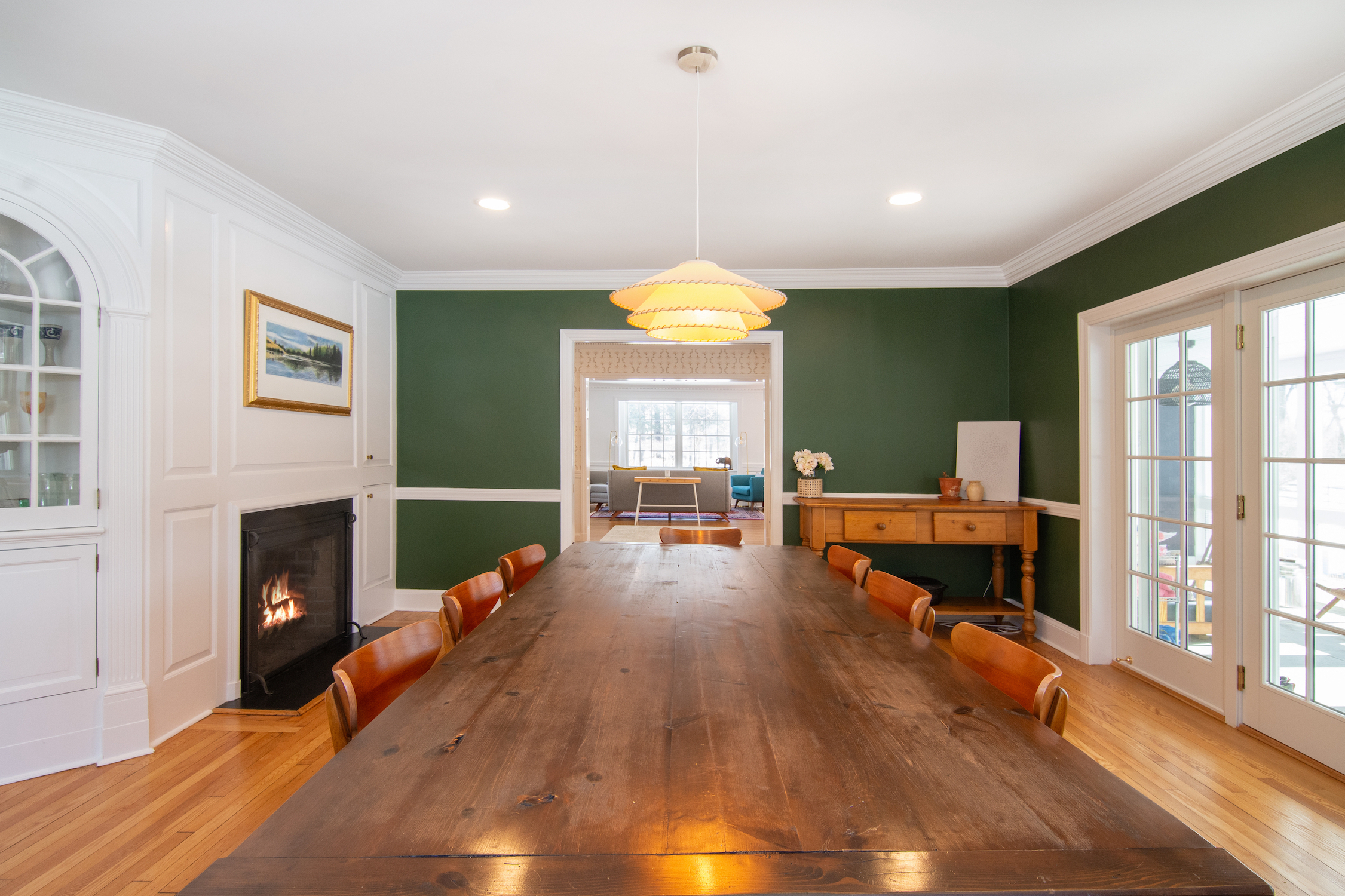41 Harris Road Katonah, NY 10536 - Photo 8 of 48 a living room with furniture and a fireplace