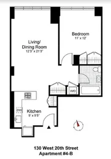 $1,150,000 | 130 West 20th Street, Unit 4B | Chelsea