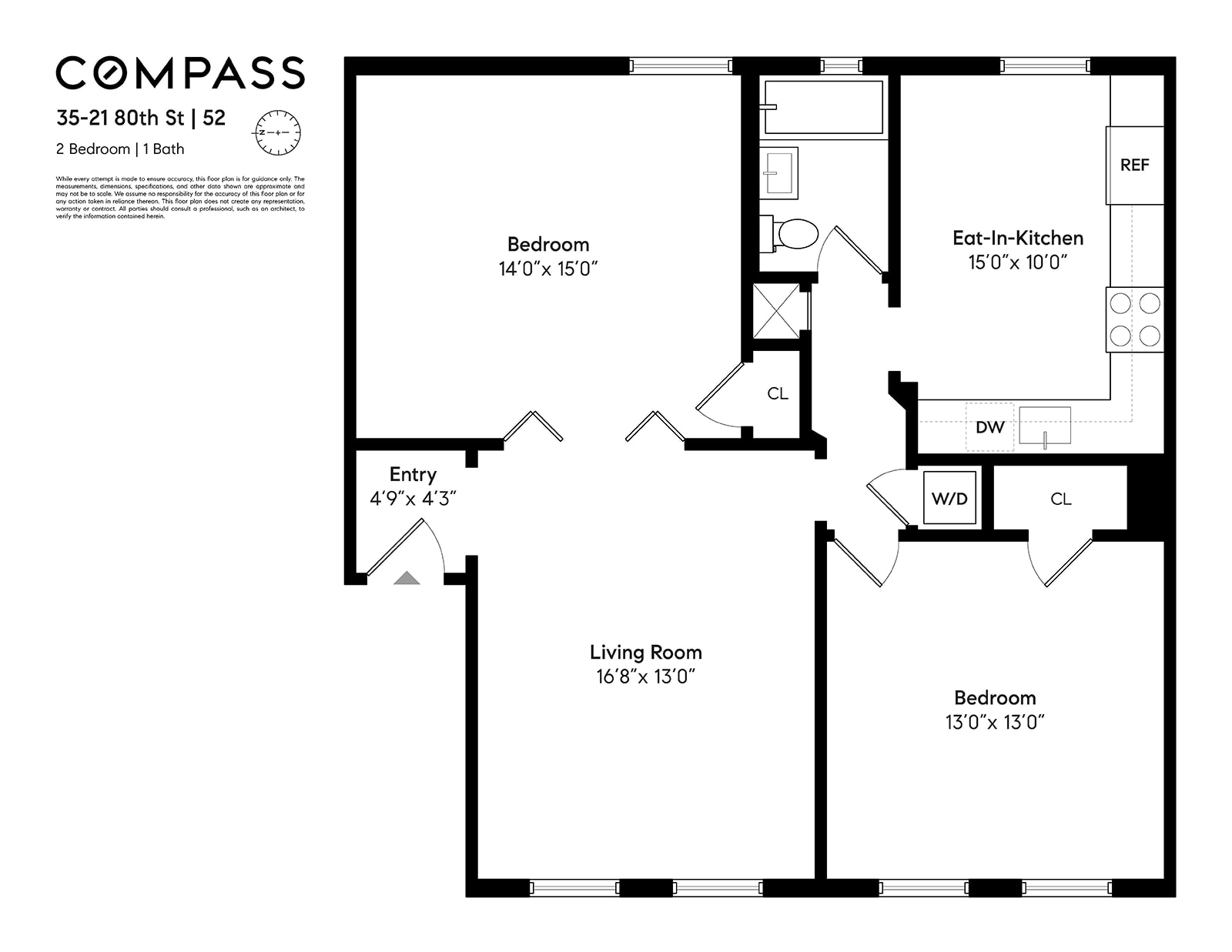 35-21 80th Street 52A Jackson Heights Queens NY 11372