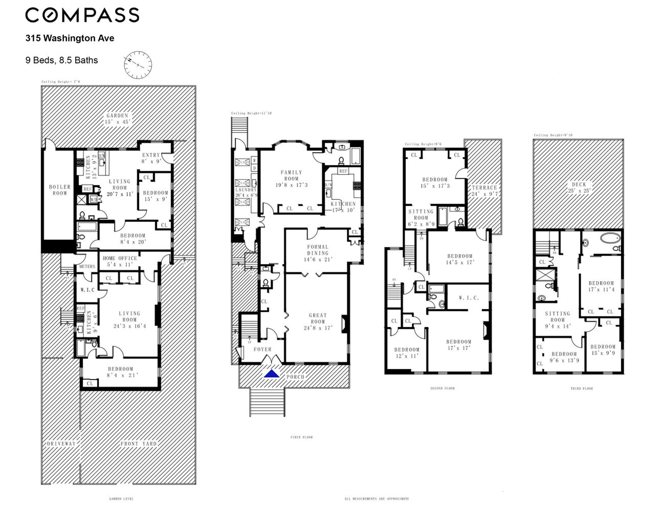 315 Washington Avenue Brooklyn, NY 11205 - Photo 38 of 38 a black and white photo of a living room