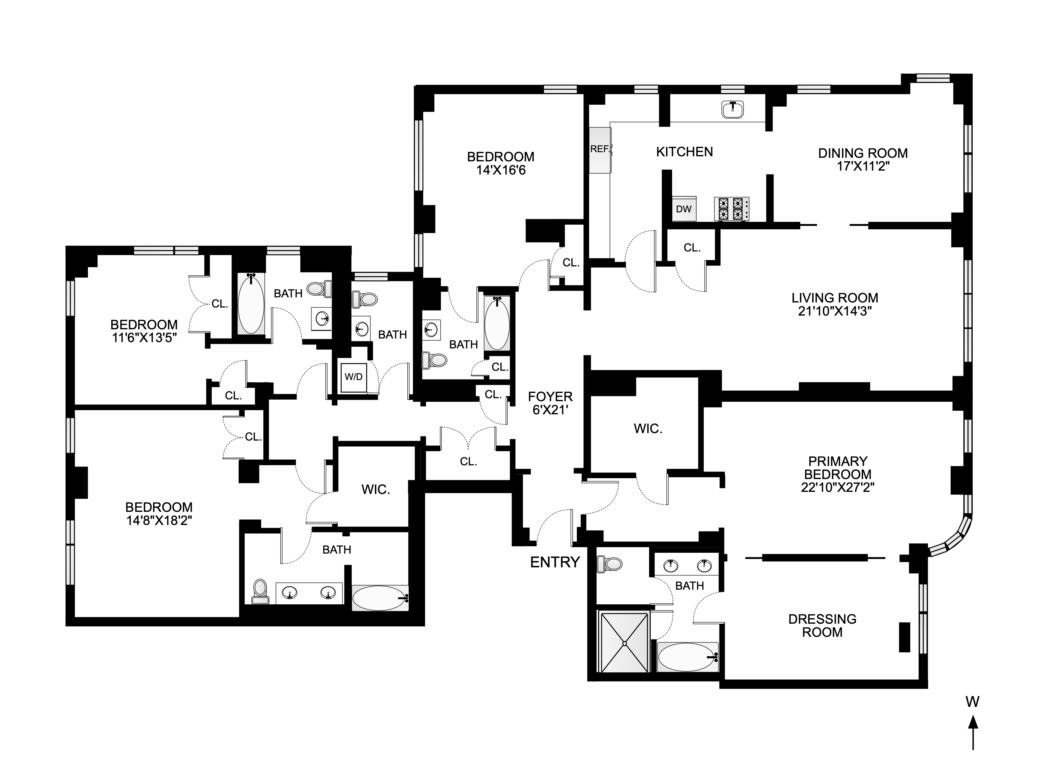 530 Park Avenue, Unit 12F Manhattan, NY 10065 - Photo 26 of 26 a black and white photo of a