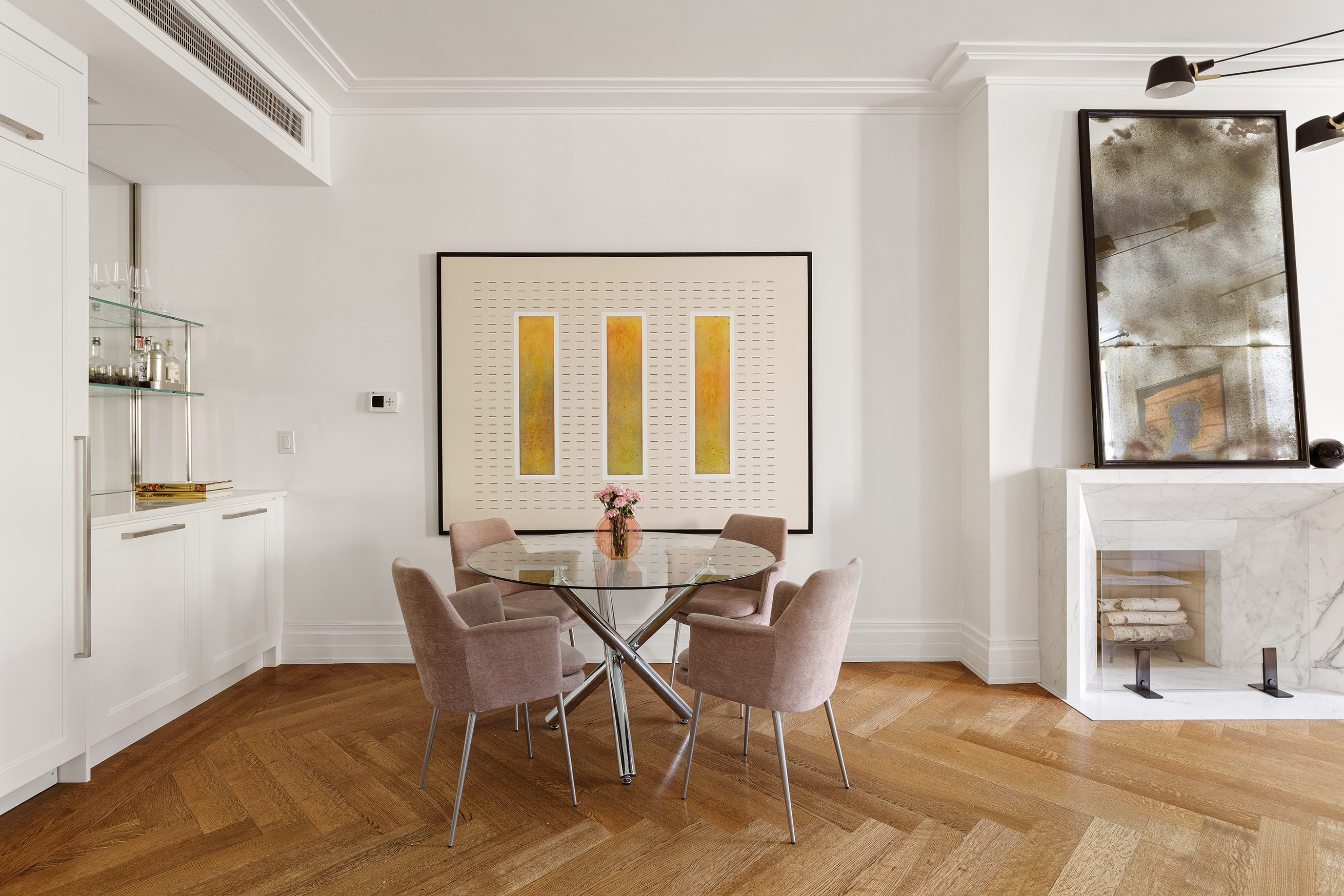 235 West 75th Street, Unit 505 Manhattan, NY 10023 - Photo 4 of 23 a dining room with furniture and window