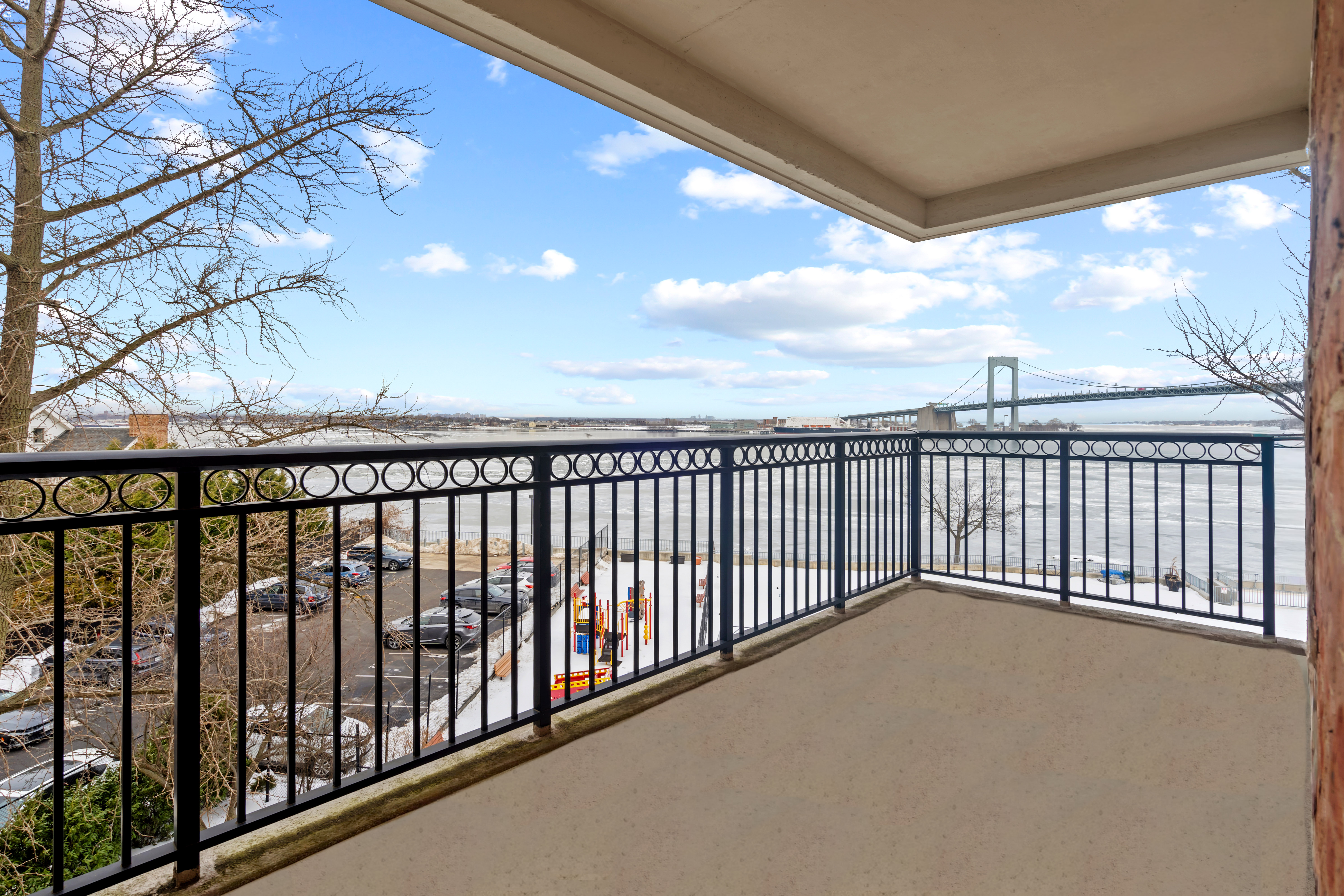 162-01 Powells Cove Boulevard, Unit 4R Queens, NY 11357 - Photo 10 of 12 a view of a balcony