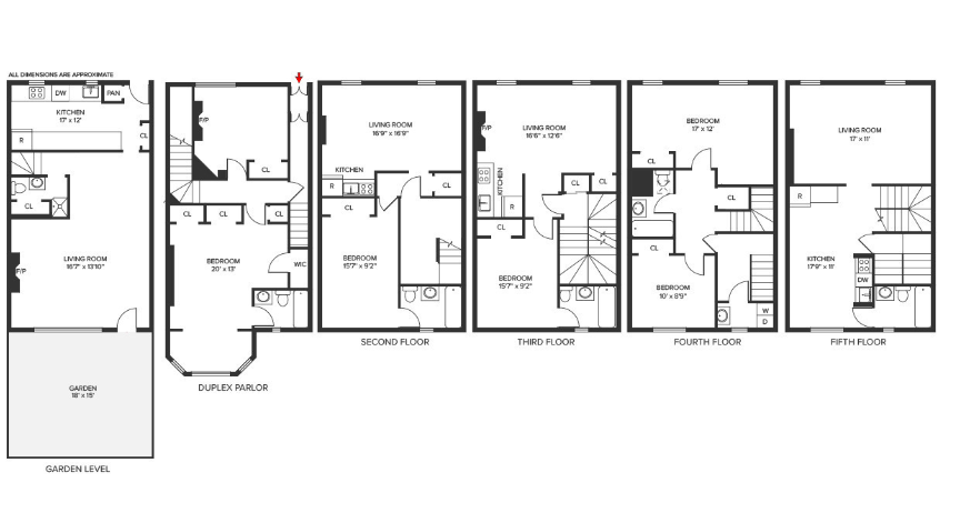 120 East 10th Street Manhattan, NY 10003 - Photo 19 of 23 a picture of a floor plan