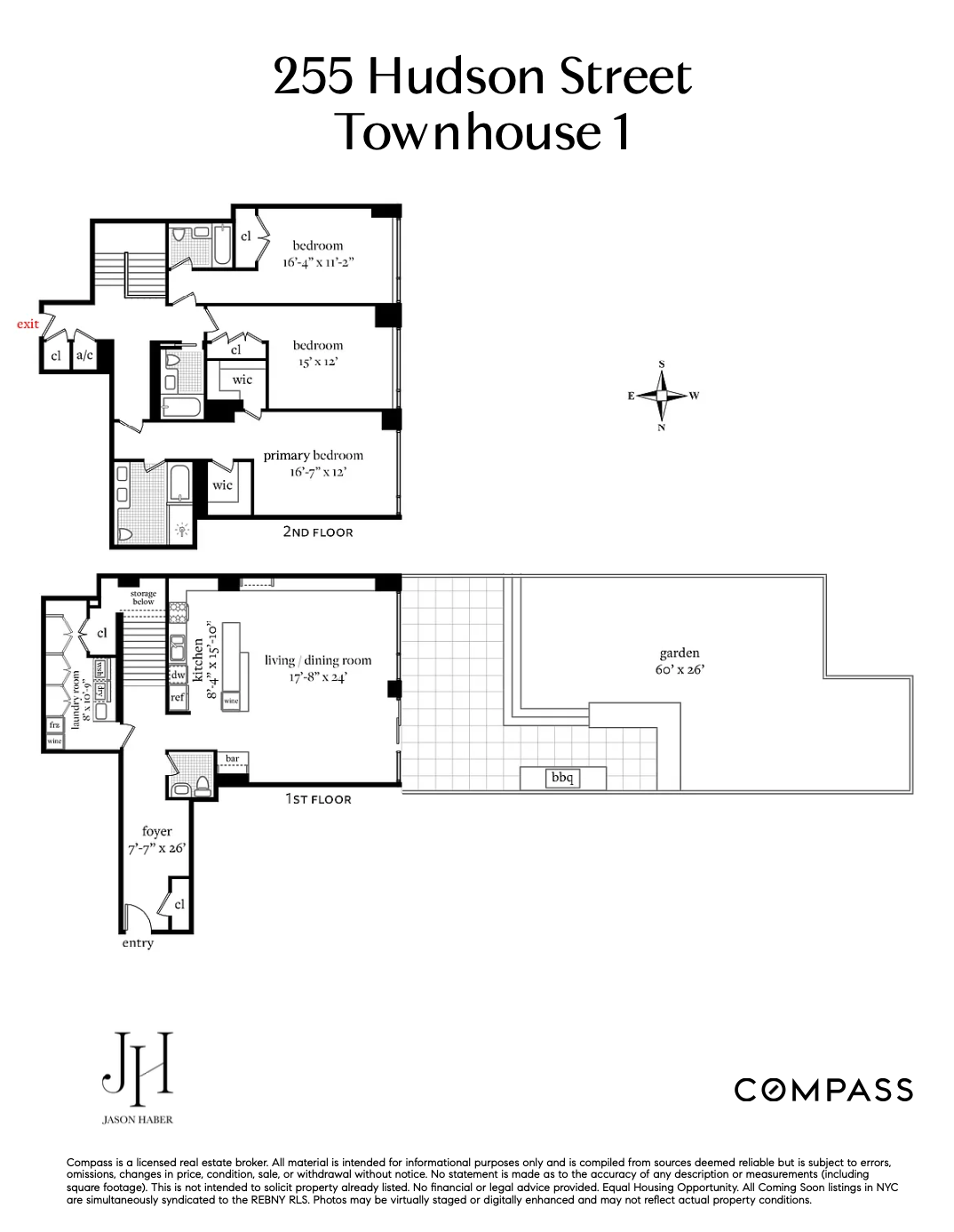 255 Hudson Street, Unit TH1 Manhattan, NY 10013 - Photo 9 of 9 unknown