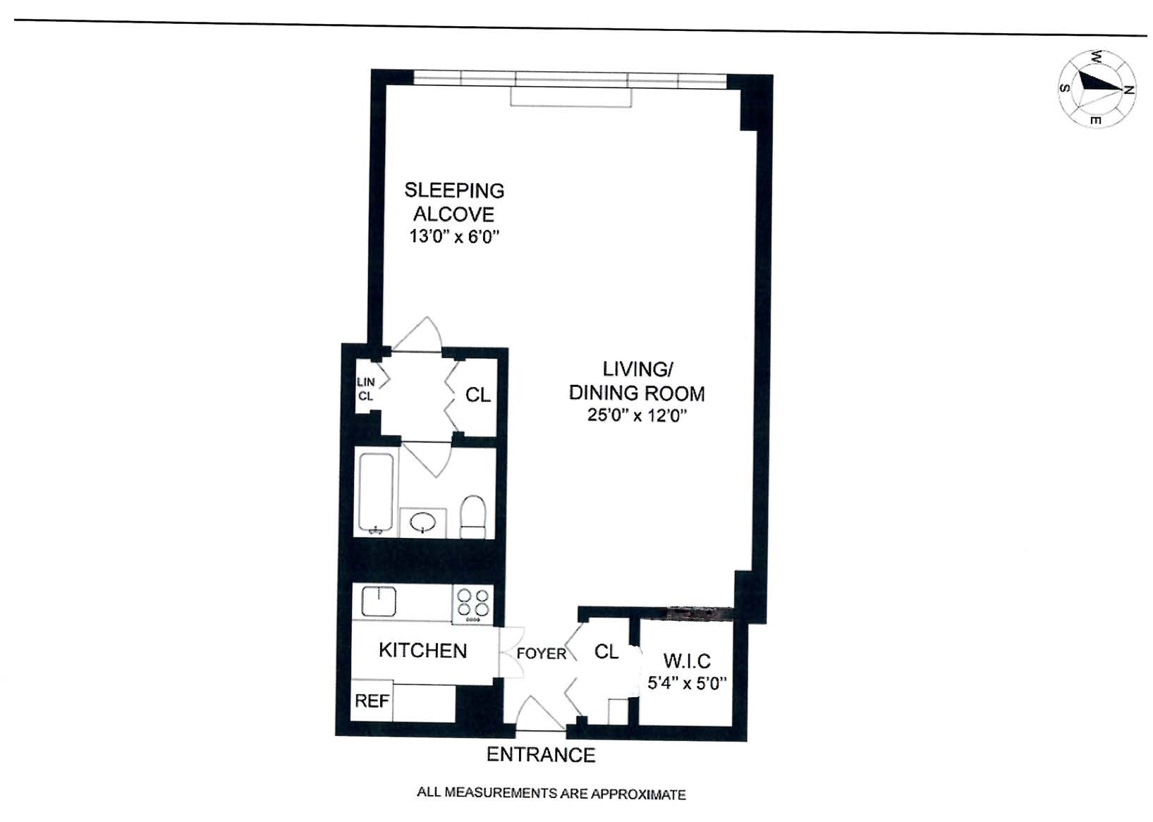 155 West 68th Street, Unit 1907 Manhattan, NY 10023 - Photo 20 of 20 a picture of a bench in front of a wall