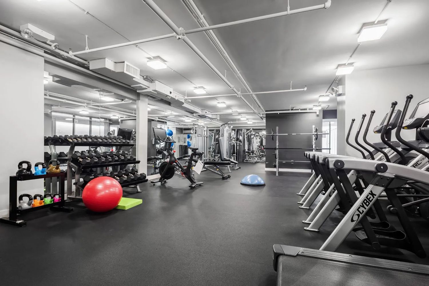 175 West 95th Street, Unit 15D Manhattan, NY 10025 - Photo 12 of 13 a view of a room with gym equipment