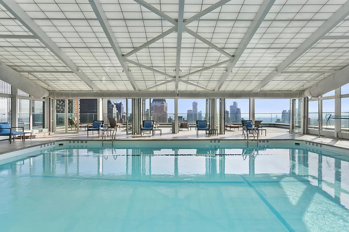 322 West 57th Street, Unit 38Q Manhattan, NY 10019 - Photo 11 of 16 a kitchen with lots of counter top space