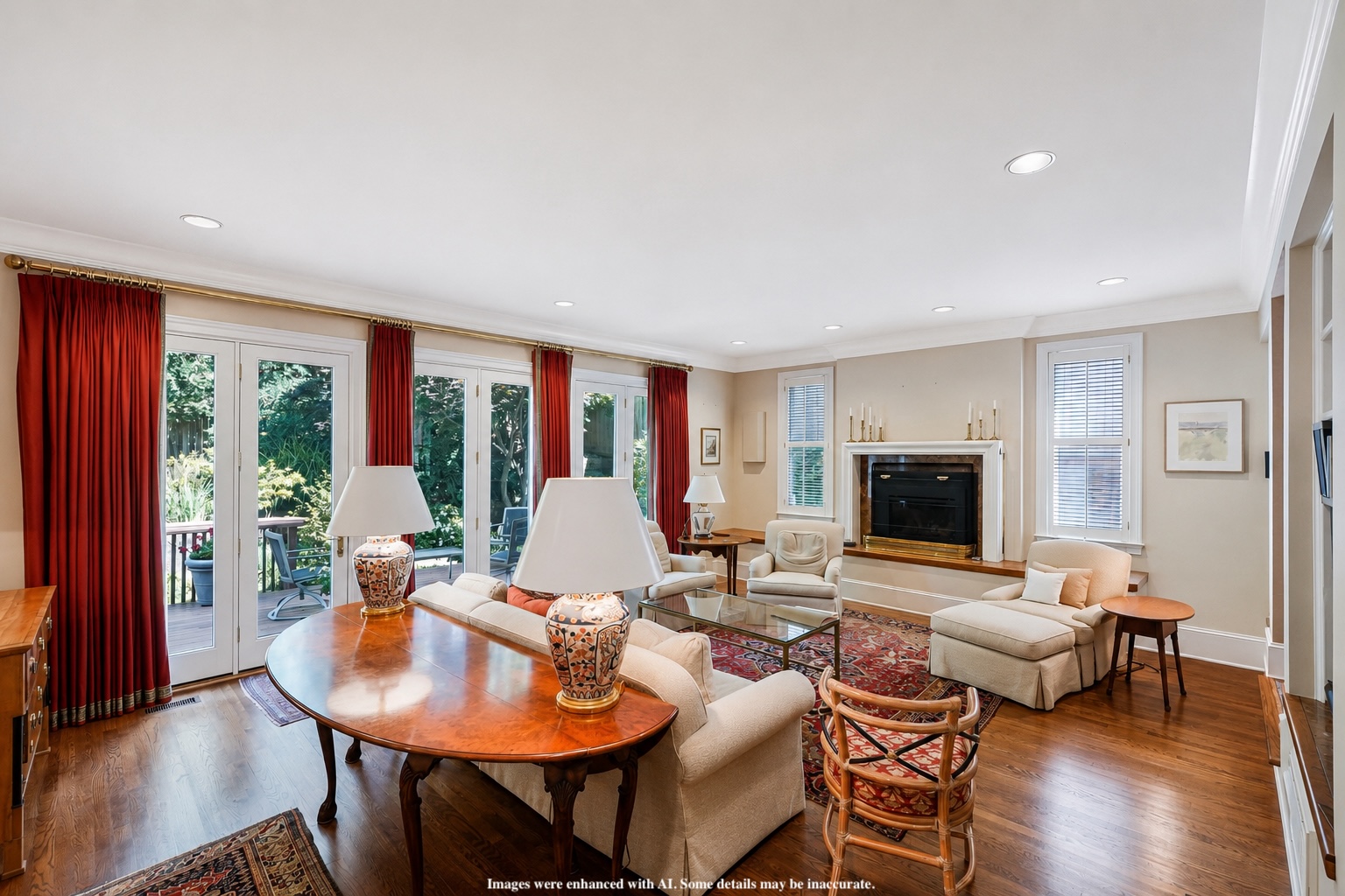 4753 Reservoir Road Northwest Washington, DC 20007 - Photo 15 of 51 a living room with furniture and a flat screen tv