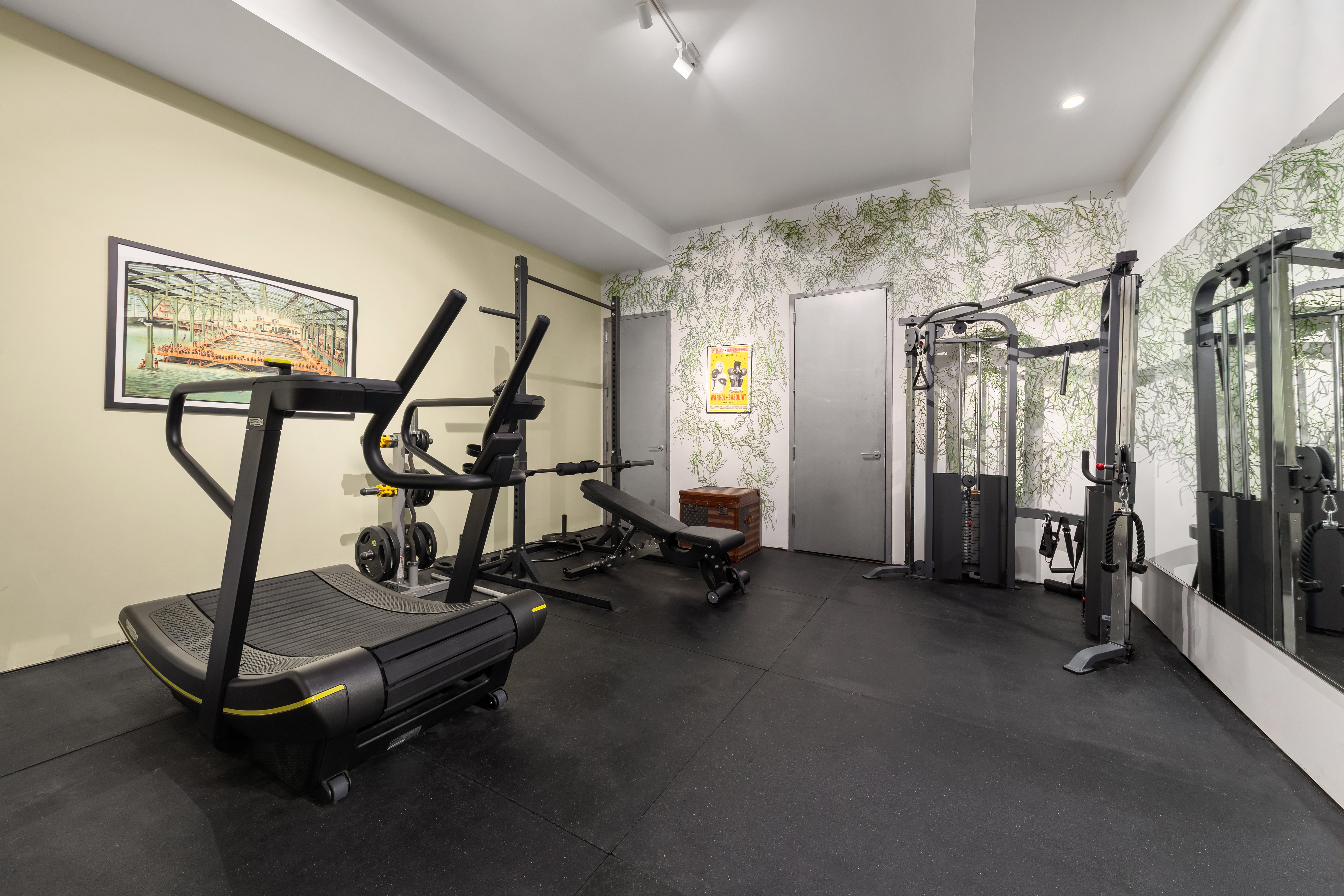 57 South 4th Street, Unit TH Brooklyn, NY 11249 - Photo 16 of 23 a view of a room with gym equipment