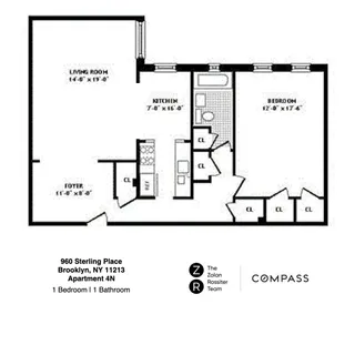 $635,000 | 960 Sterling Place, Unit 4N | Crown Heights